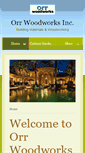 Mobile Screenshot of orrwoodworks.com